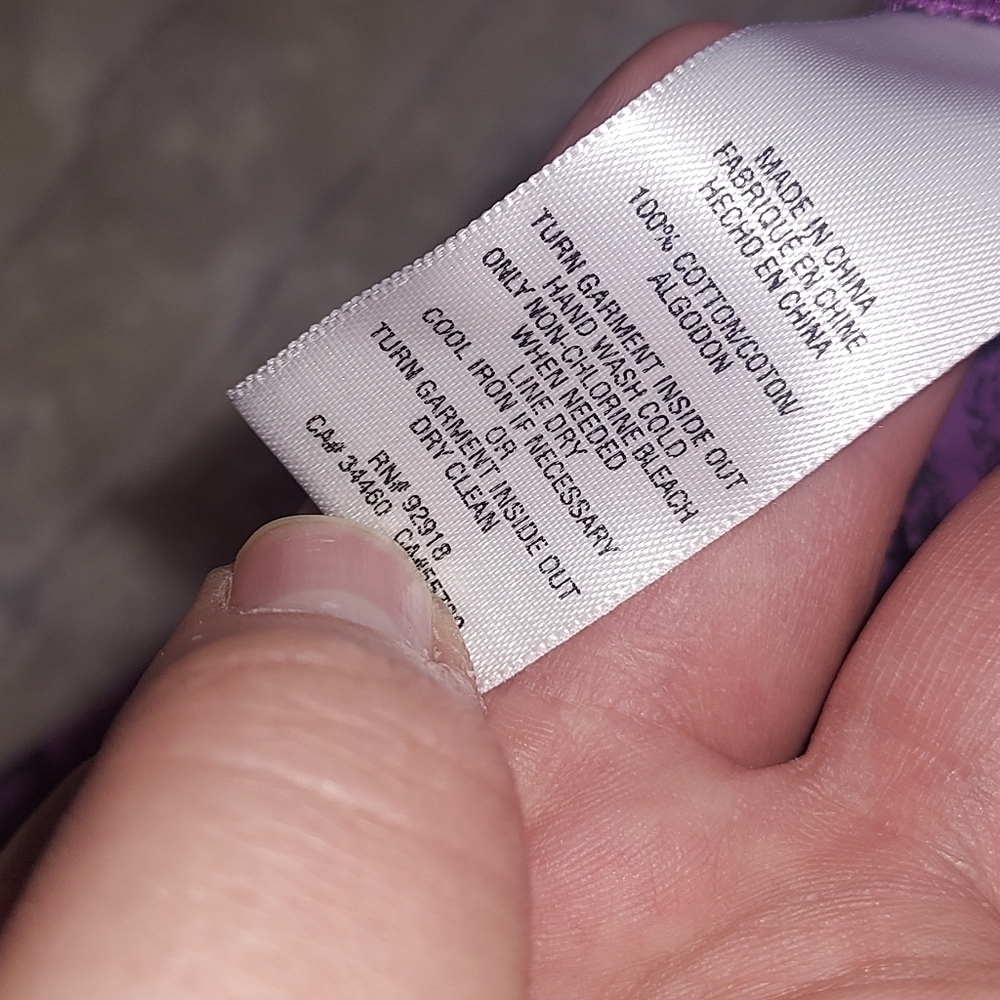 Juicy Couture Purple Patterned Top - Picture 5 of 5